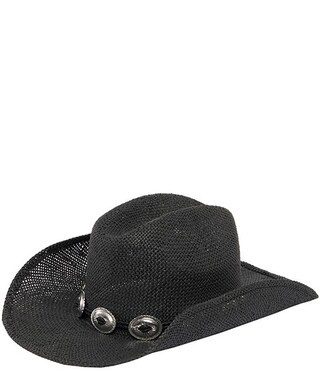 San Diego Hat Company Cattleman's Crease Concho Band Cowboy Hat | Dillard's | Dillard's