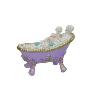 8" Lavender & Gold Skeleton Couple in Tub by Ashland® | Michaels Stores