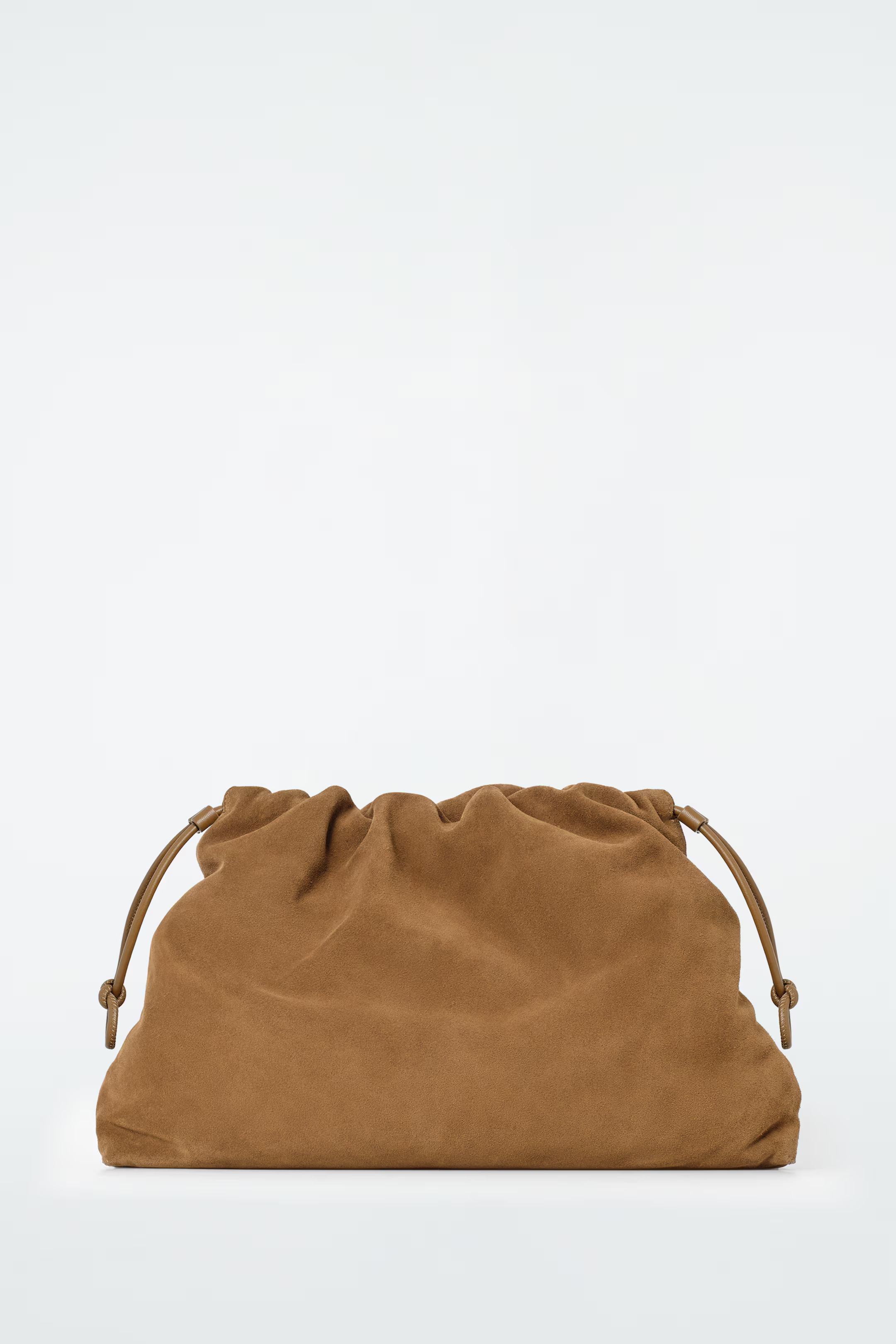 CAVATELLI CLUTCH BAG - SUEDE - BROWN - Ladies | H&M GB | H&M (UK, MY, IN, SG, PH, TW, HK)