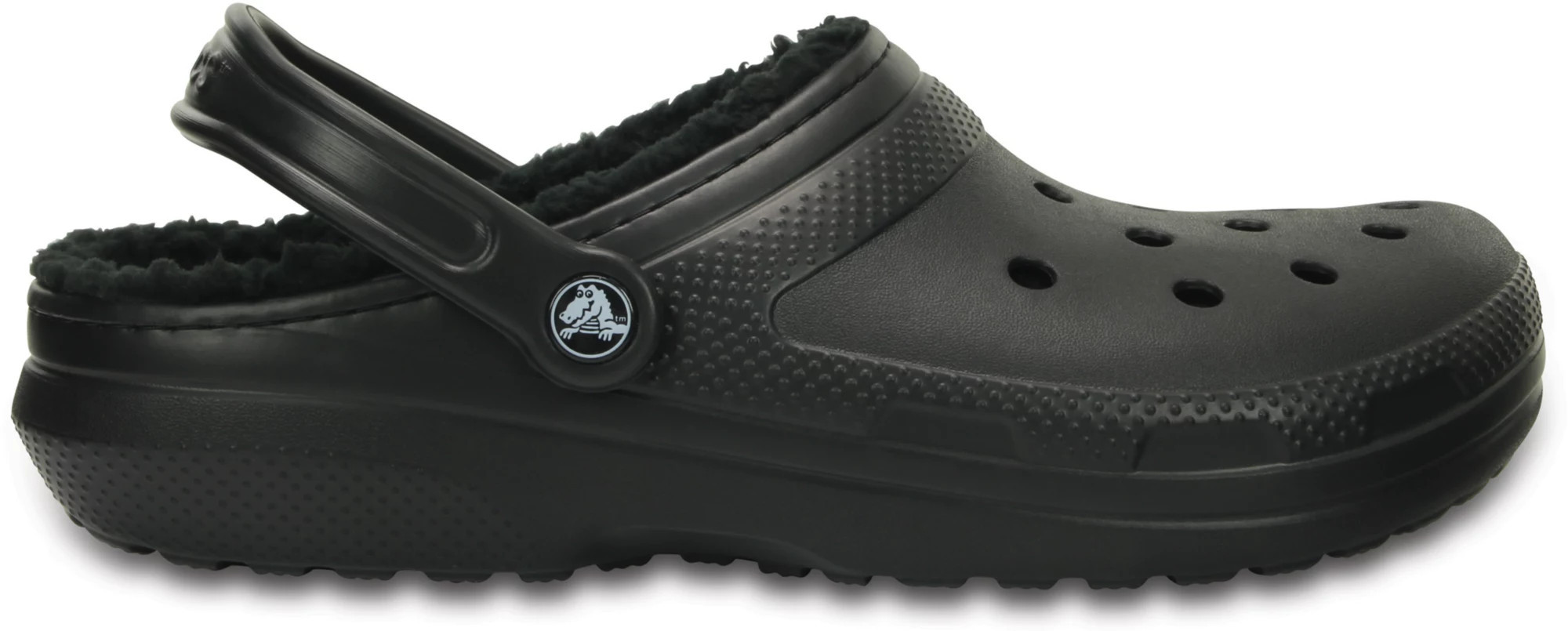 Crocs Classic Lined Clogs, Men's, M13/W15, Black/Black | DICK'S Sporting Goods