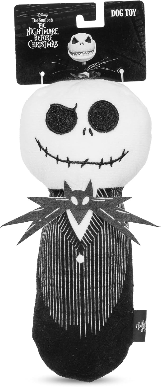 Disney for Pets Tim Burton's Nightmare Before Christmas: Jack Skellington 9" Plush Bobo Dog Toy; ... | Amazon (US)