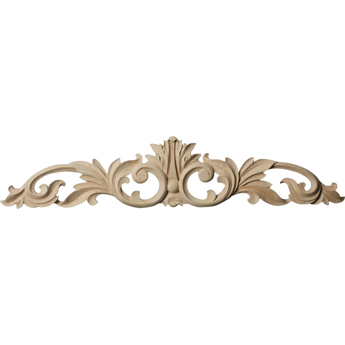 5.13'' H x 24.75'' W x 0.75'' D Wood Onlay Scroll | Wayfair North America