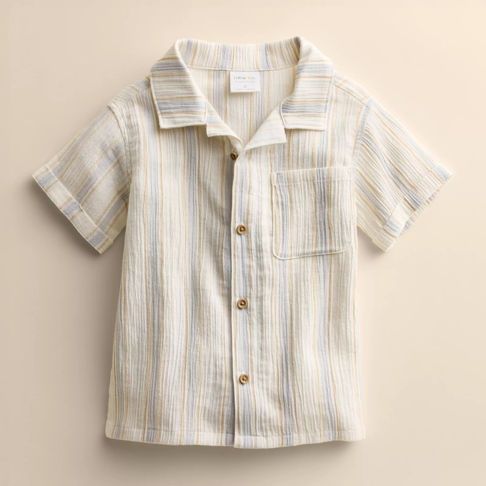 Baby & Toddler Little Co. By Lauren Conrad Short-Sleeve Woven Button Up Shirt | Kohl's