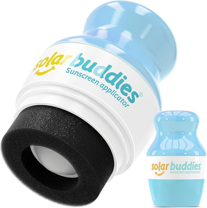 Solar Buddies Sunscreen Applicator - Single Full Blue - Refillable Roll on Sponge Sunscreen, Sunc... | Amazon (US)