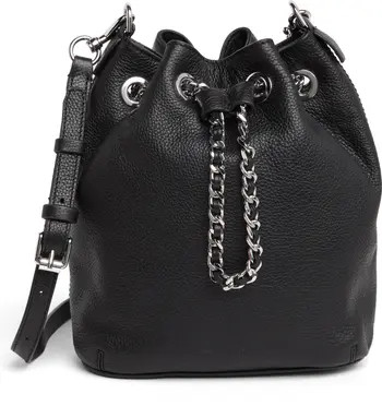 Rebecca Minkoff Chain Drawstring Leather Bucket Bag | Nordstromrack | Nordstrom Rack