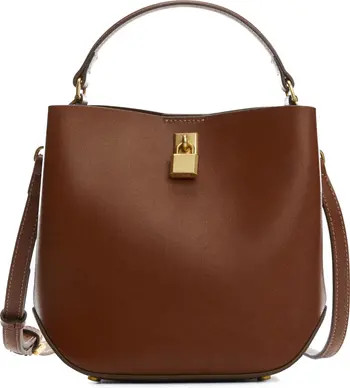 Padlock Faux Leather Mini Shopper Bag | Nordstrom