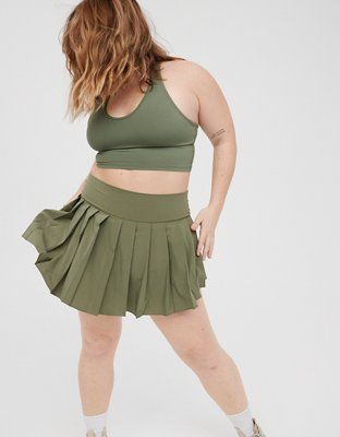 OFFLINE By Aerie Real Me Pleated Tennis Skirt | American Eagle Outfitters (US & CA)