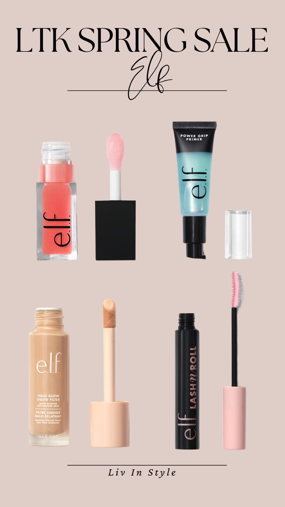 The LTK Spring sale preview featuring some elf product favorites!! Dewey glow screen, primer and gloss 

#LTKbeauty #LTKsalealert #LTKSpringSale