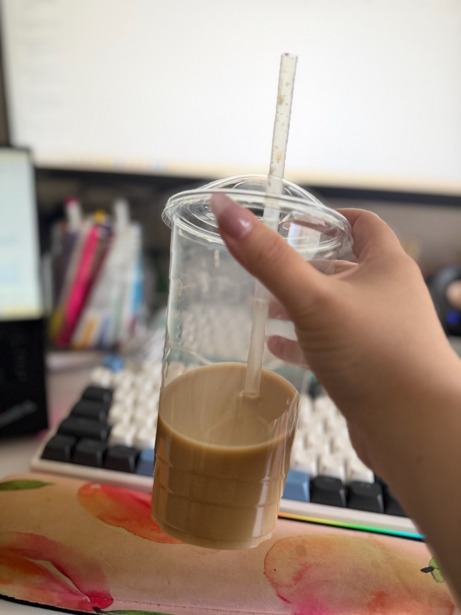 I can never get through a coffee before the ice melts ☕️ 

Doesn’t mean it wasn’t super delicious… today’s latte was a quick one:

Nescafé Gold Instant Espresso
Half and Half
SF Skinny Mixes Syrup

#LTKfoodie #LTKSeasonal