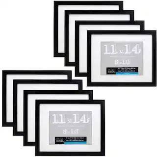 8 Pack: Black Belmont Frame with Mat by Studio Décor® | Michaels | Michaels Stores