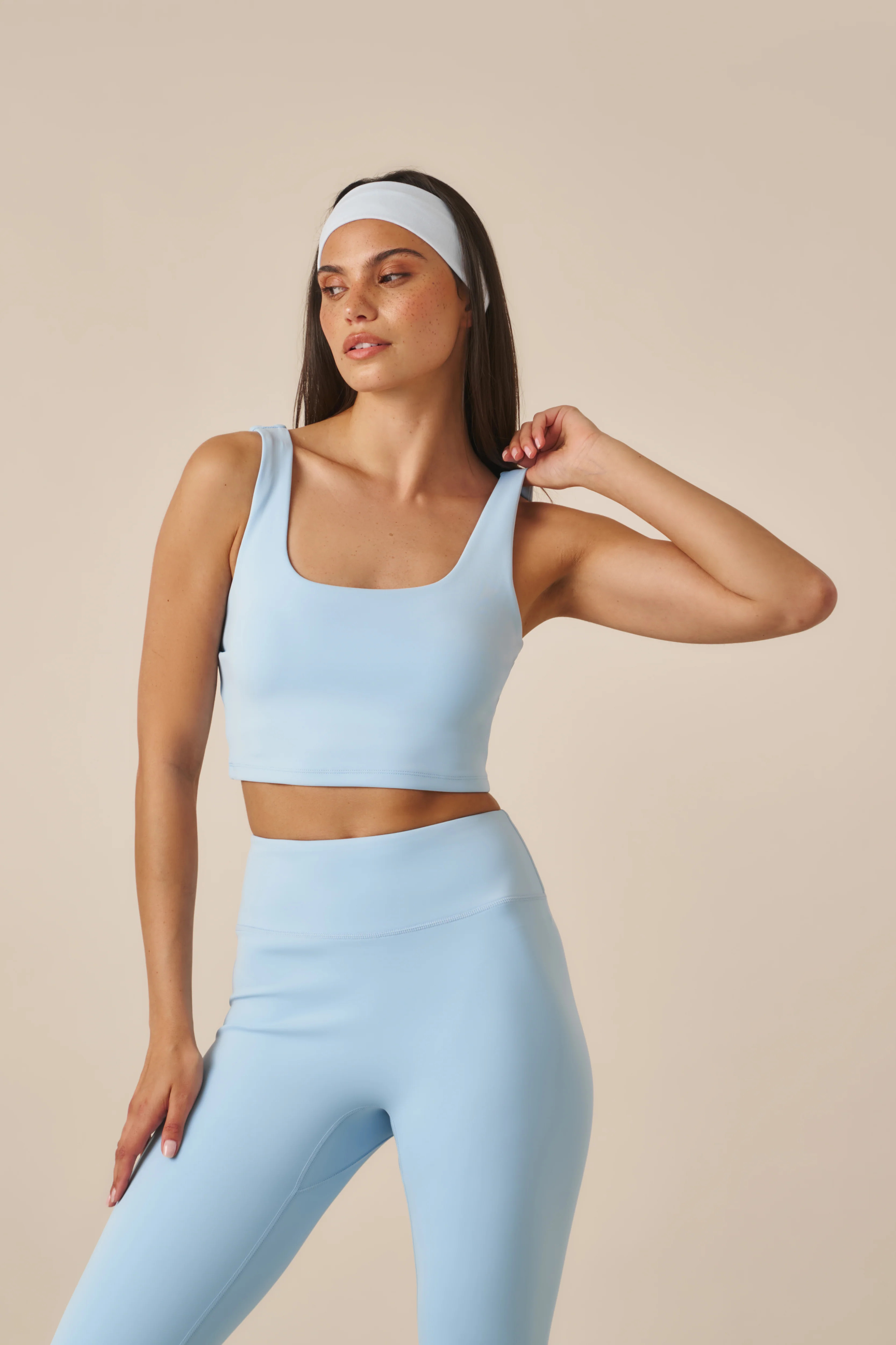 Smoothform Built In Bra Sports Bra - Powder Blue | Reasn