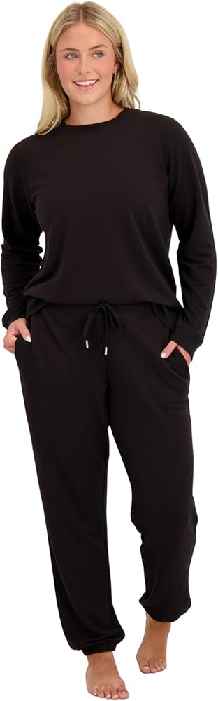 Blush by Us Angels 2 Piece Jogger Lounge Set for Women | Women's Travel Sweatsuit - Lightweight, ... | Amazon (US)