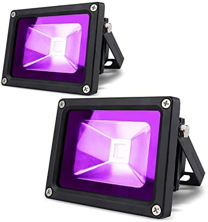 LANFU 2 Pack 10w LED Black Light Blacklight for Fluorescent Neon Glow in The Dark High Power LED ... | Amazon (US)