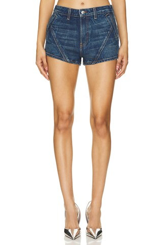 EB Denim Hart Moto Short in Blue Honey from Revolve.com | Revolve Clothing (Global)