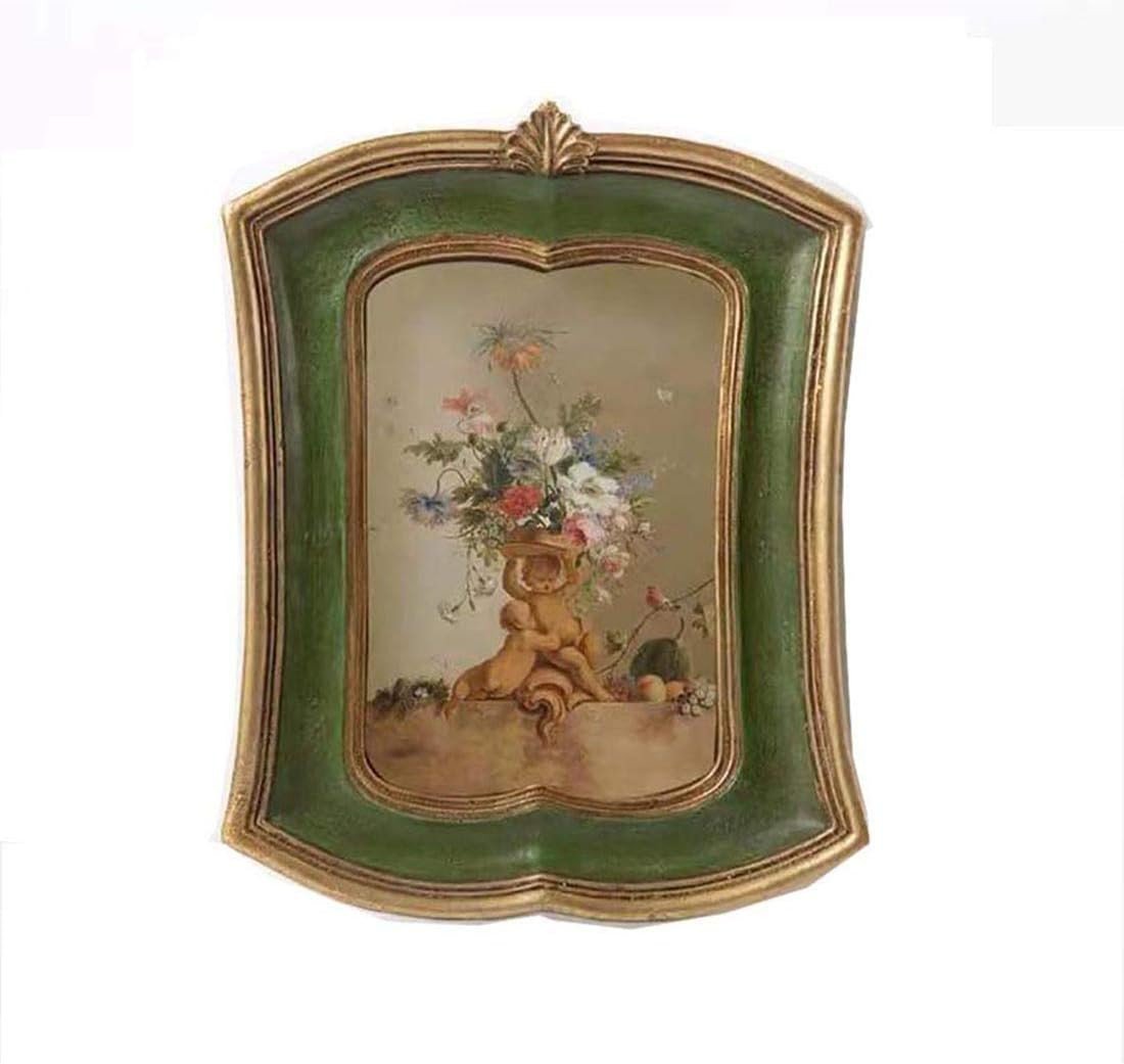 Amazon.com: Kangce Vintage Picture Frame 5x7 Antique Ornate Photo Frame Tabletop and Wall Hanging... | Amazon (US)