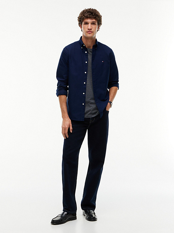 Regular Fit Oxford-Hemd mit Button-down-Kragen | Tommy Hilfiger (DE)