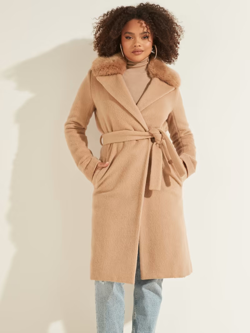 Brenda Wrap Coat | Guess (US)
