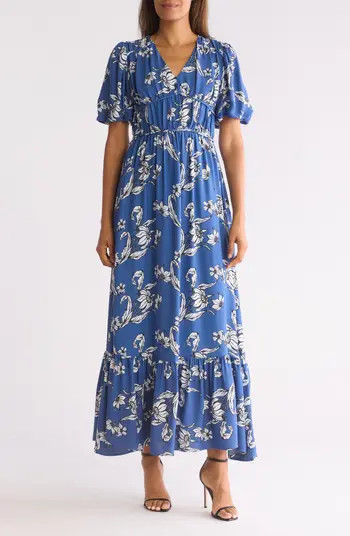 BY DESIGN Eden Puff Sleeve Maxi Dress | Nordstromrack | Nordstrom Rack