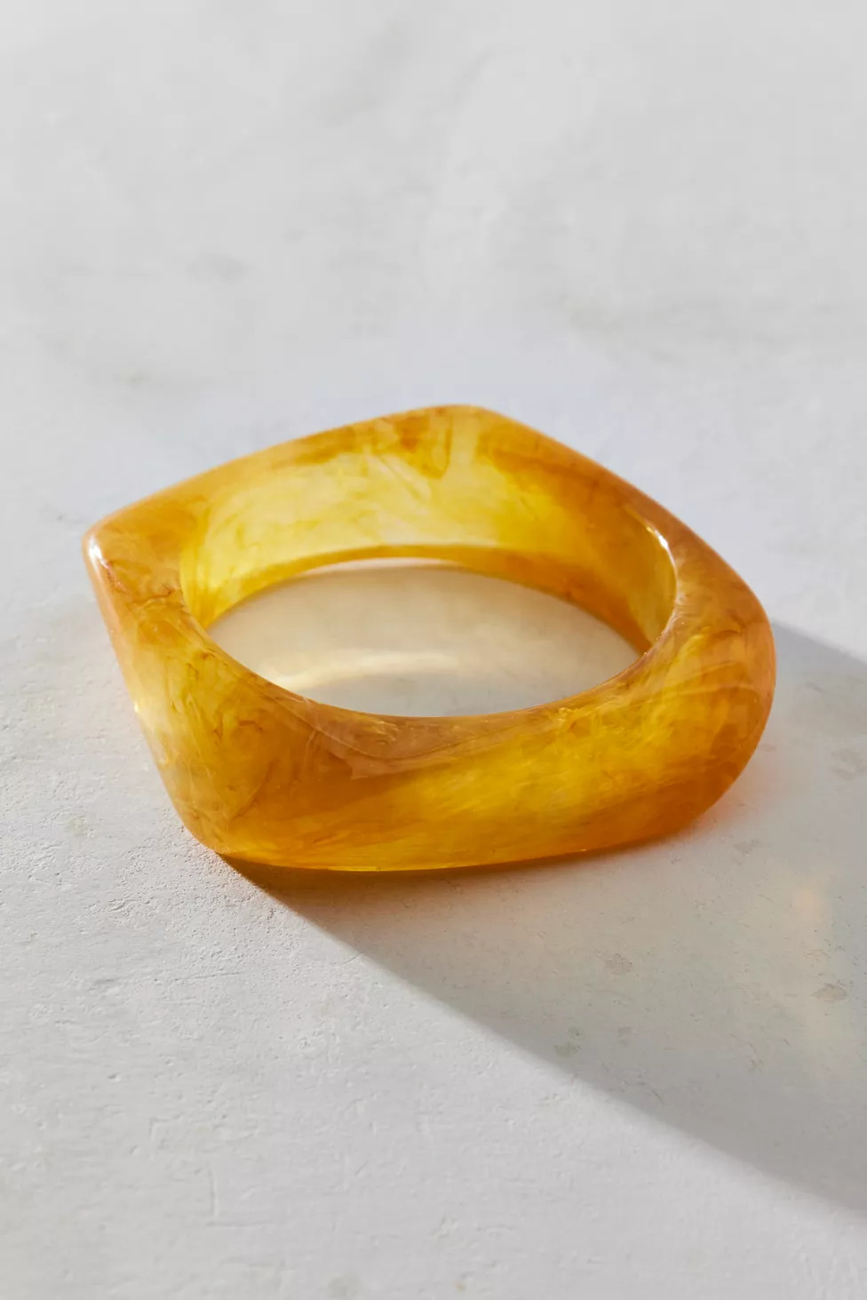 Iris Acrylic Chunky Bangle Bracelet | Urban Outfitters (US and RoW)