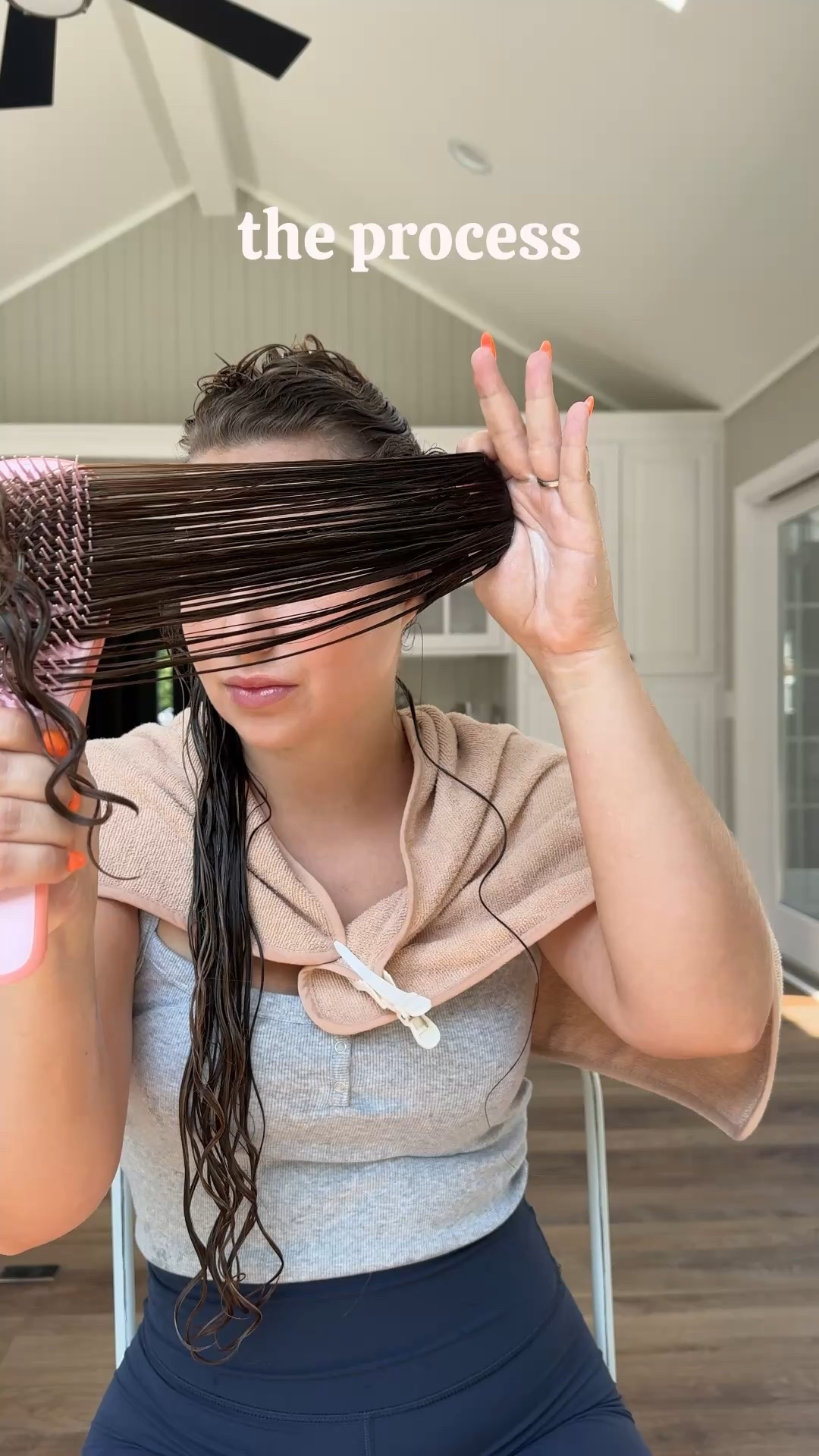curly hair routine 💕 #curlyhair #curlyhaircare #curlyhairroutine 

#LTKBeauty