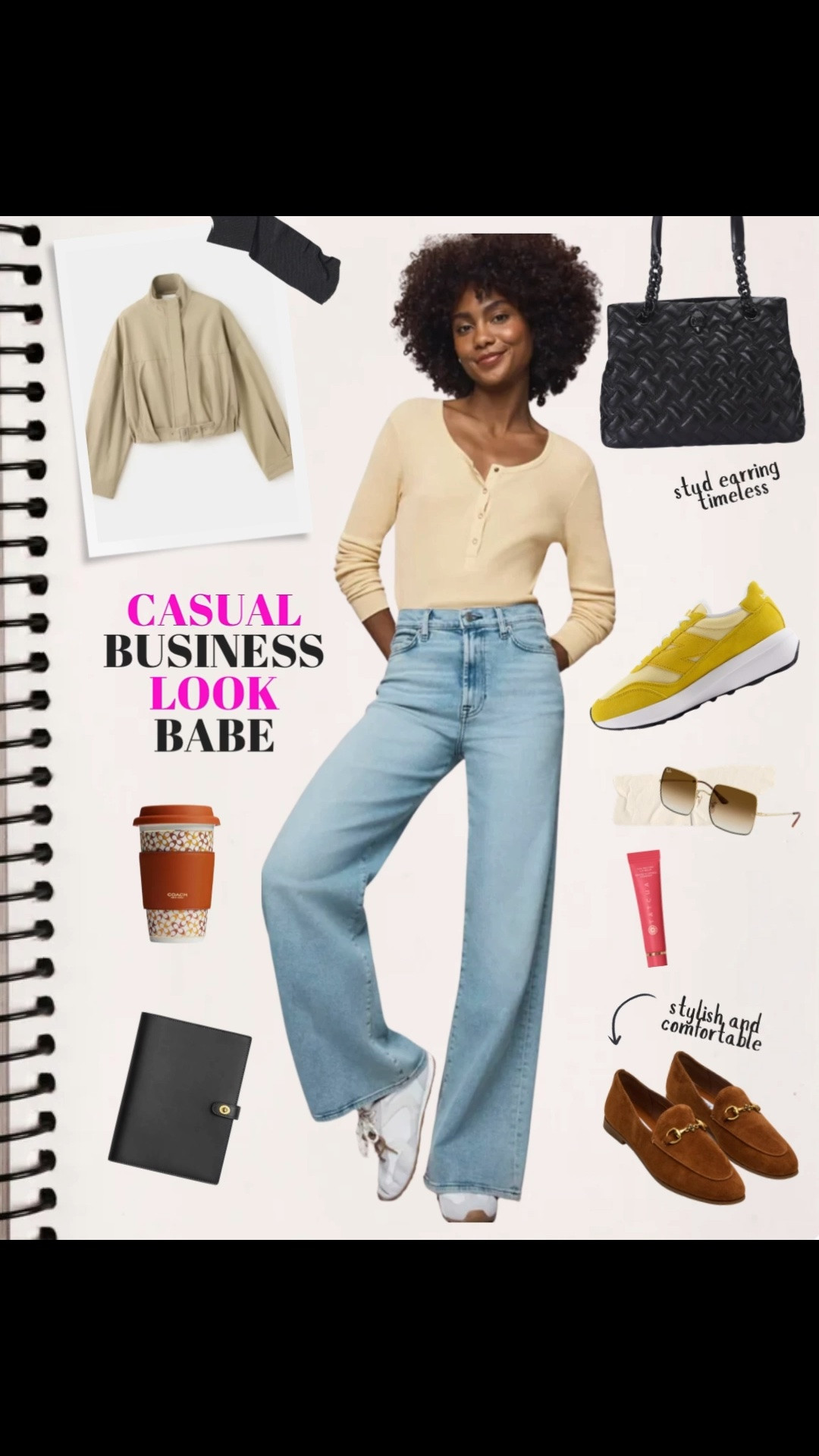 Looking for a better style to head into the office or run around town? Try the casual business look. With a pair of jeans and a button down paired with a lightweight jacket from Mango, you will be getting things done and looking put together 

#causaloutfit #jeans #weekendoutfit #sneakers

#LTKootd #LTKTall #LTKPlusSize
