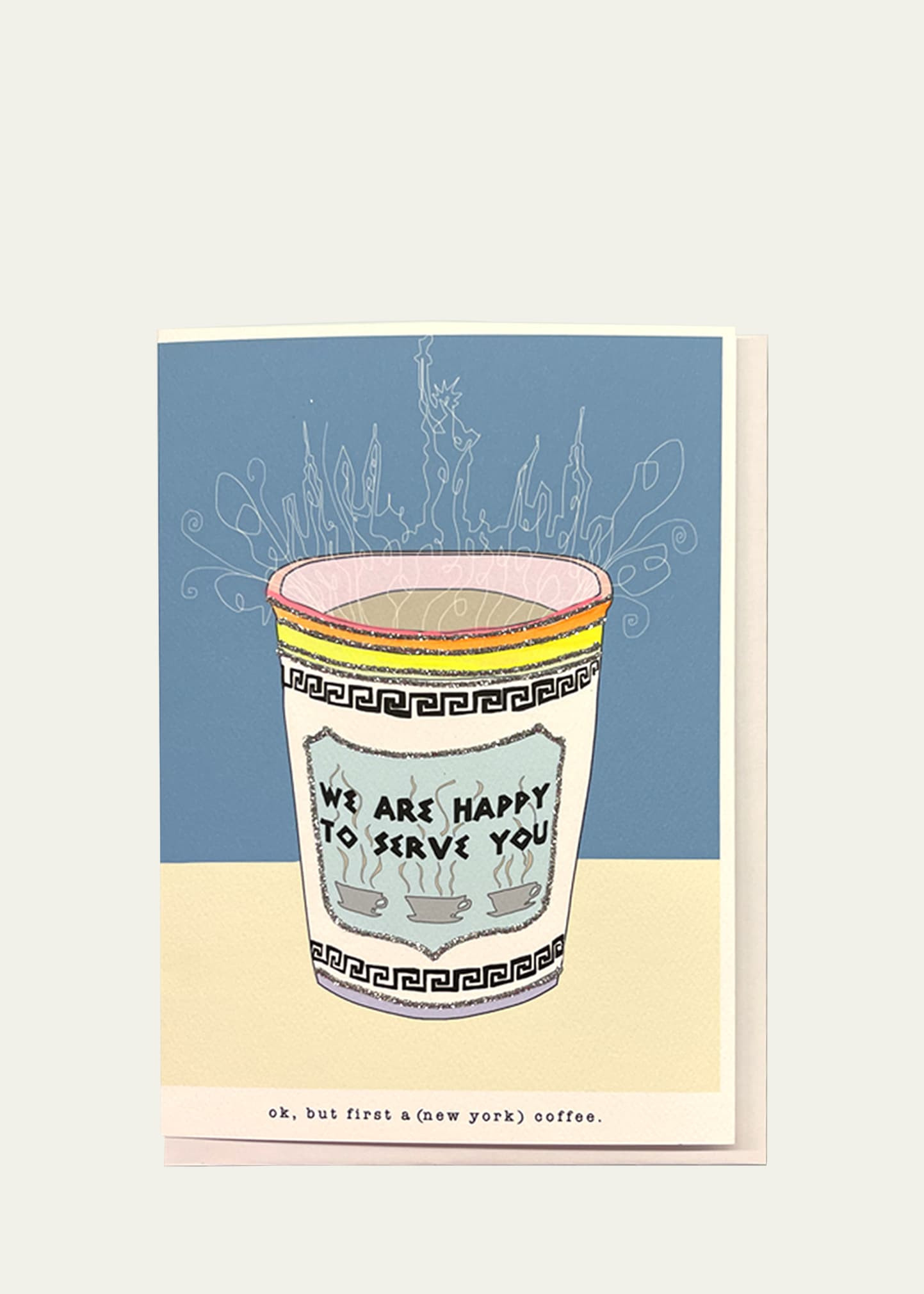 Verrier Ok, But First A (New York) Coffee Card | Bergdorf Goodman