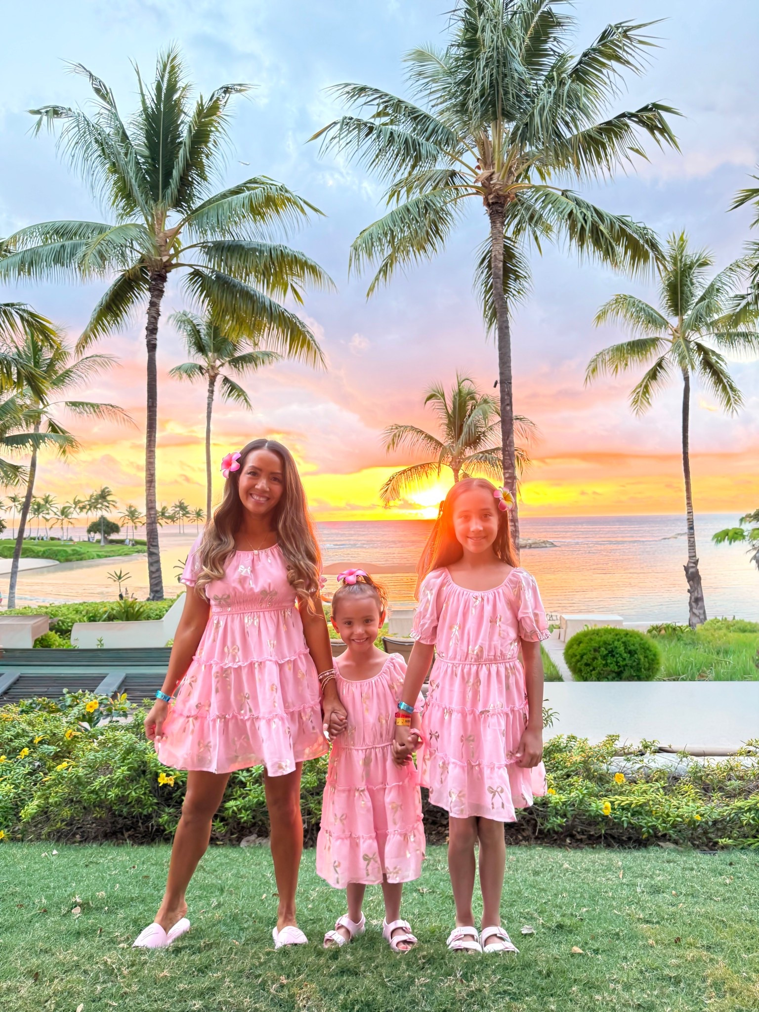 Pink bow dresses 

#LTKTravel #LTKPetite #LTKKids