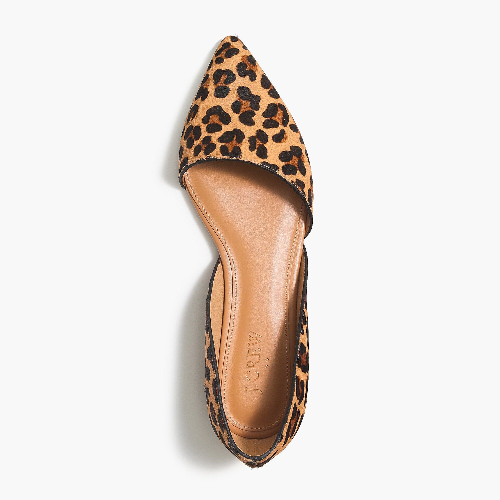 Zoe calf hair d'Orsay flats | J.Crew Factory