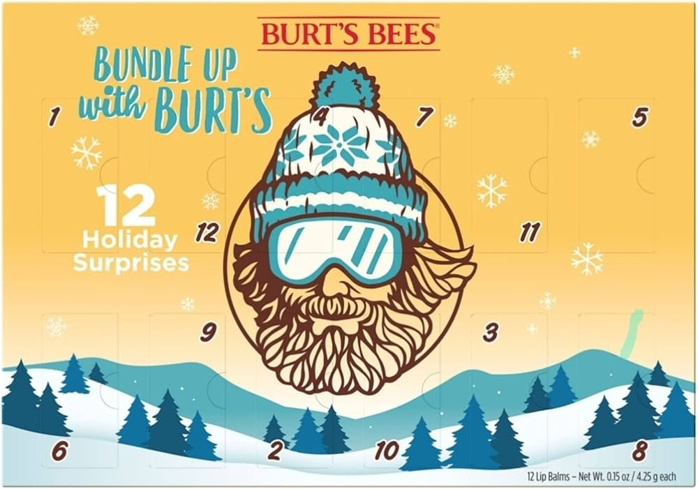 Burt's Bees Bundle Up with Burt's 12 Holiday Finds Advent Calendar | Amazon (US)
