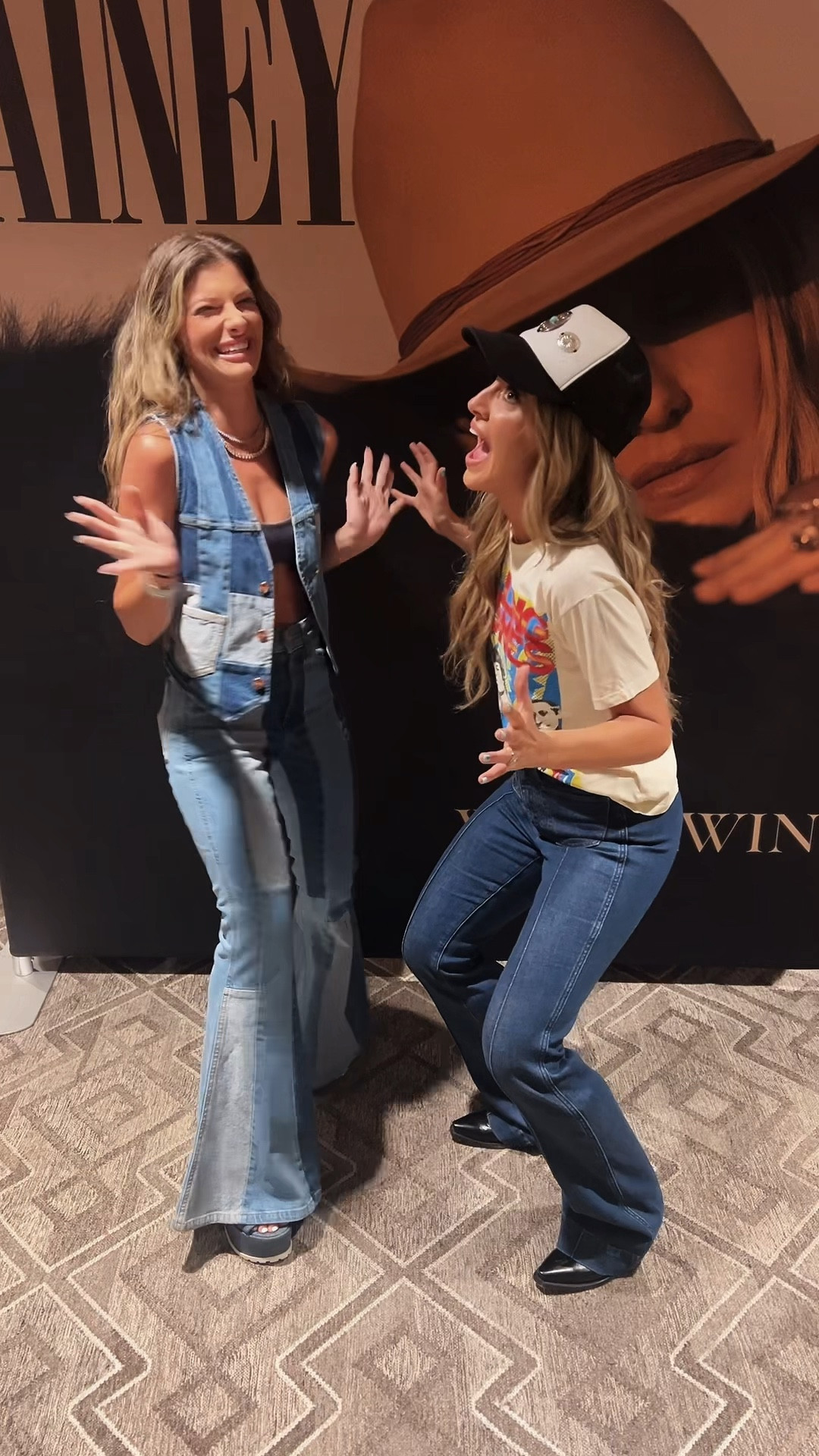 Country music star Lainey Wilson created the cutest denim collection with Wrangler. I’m wearing her patchwork jeans with the matching patchwork vest. I’m 5’1, 103 lbs and wearing a size small

#LTKFindsUnder100 #LTKParties #LTKStyleTip