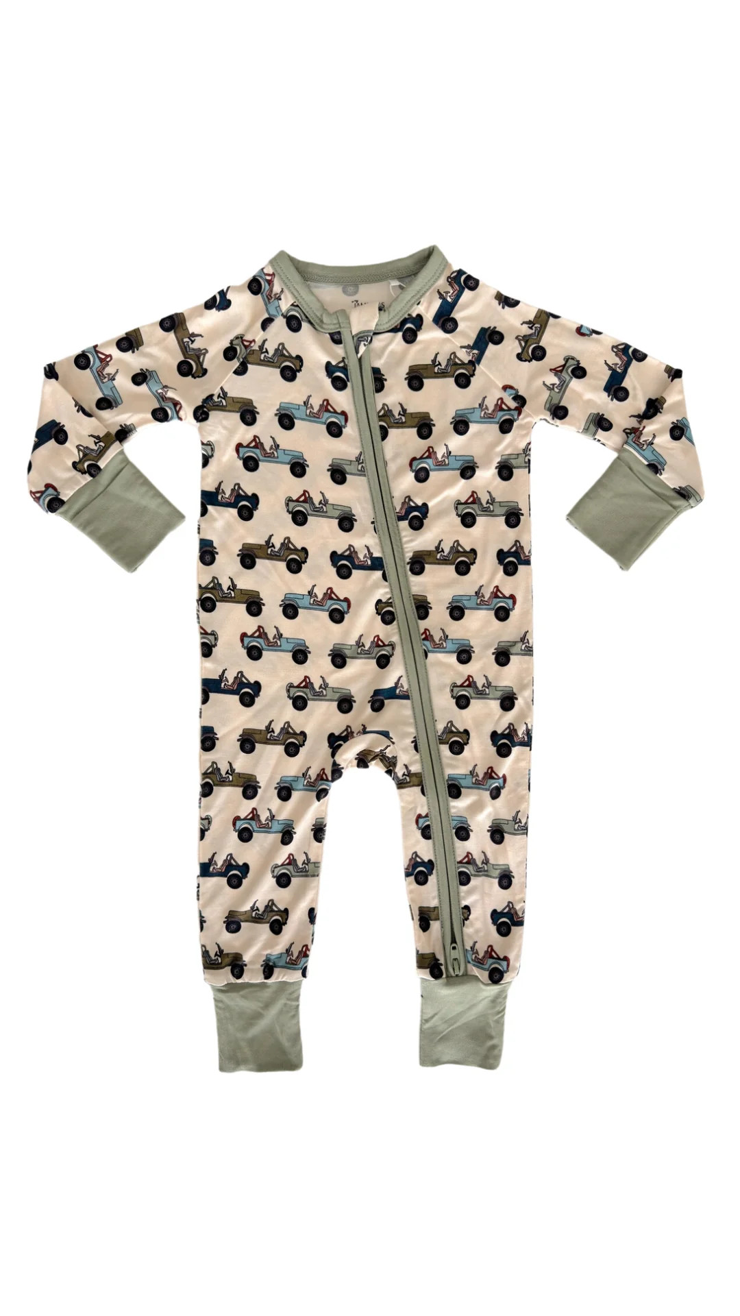 Jeep Beep Beep Zipper Romper | In My Jammers