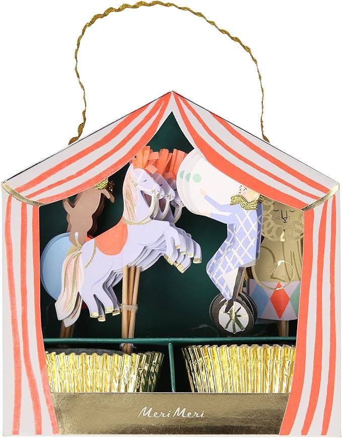 Meri Meri Circus Parade Cupcake Kit | Amazon (US)