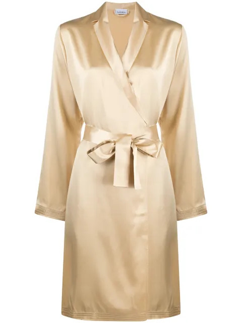 wrap-around silk robe | Farfetch (RoW)
