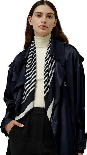 Mid-Century Pattern Silk Scarf | Nordstrom