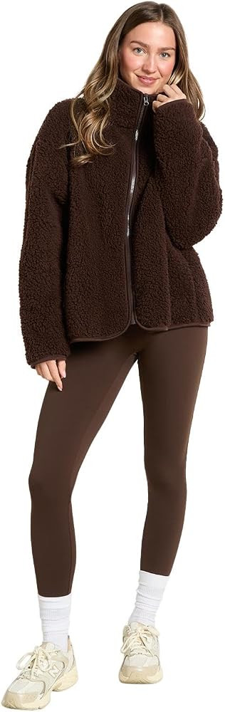 OHS Full-Zip Teddy Fleece Jacket, Outdoor Clothing for Women Men Winter Warm Clothes - S/M, L/XL | Amazon (UK)