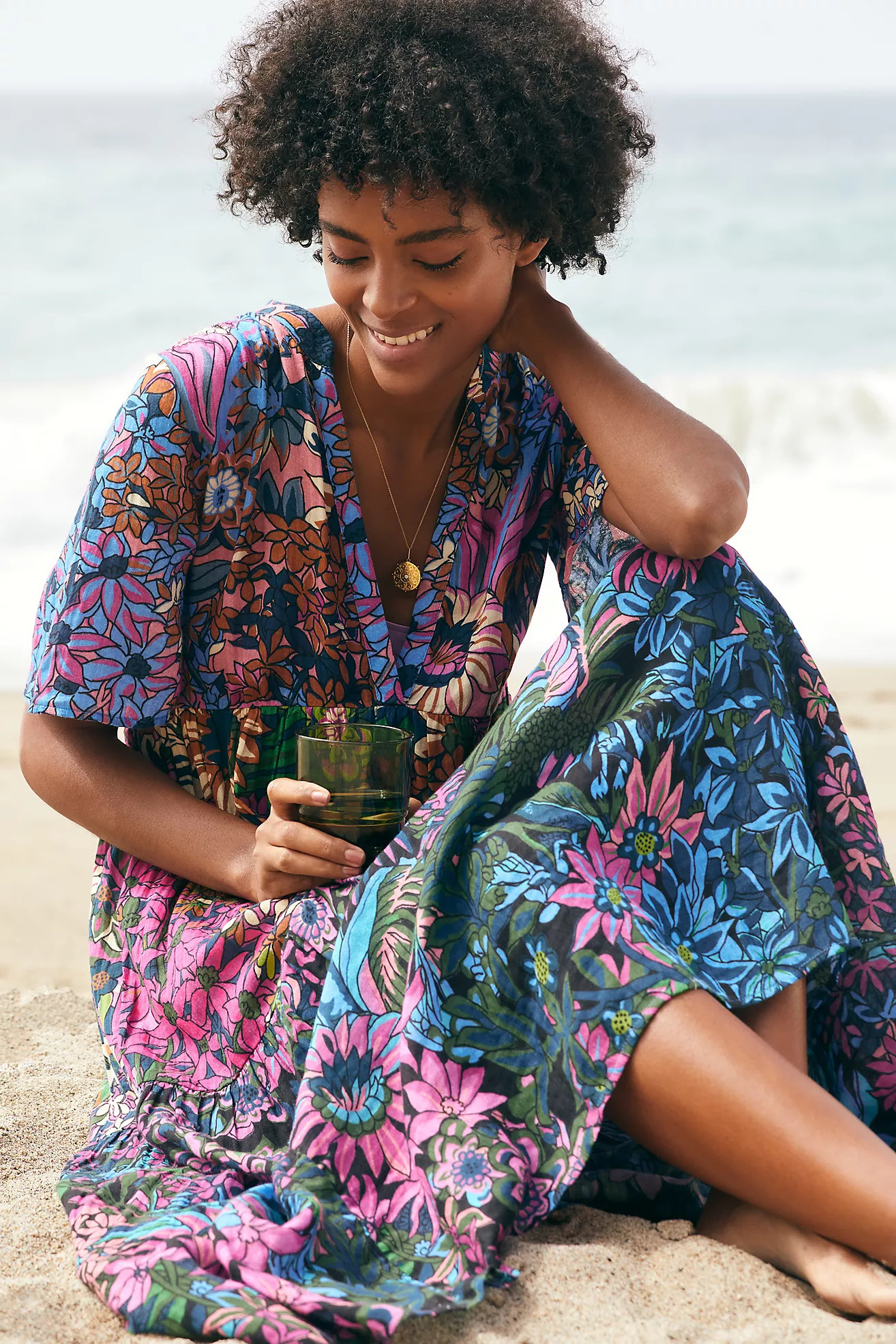 The Kallie Flowy Maxi Dress: Printed Edition | Anthropologie (US)