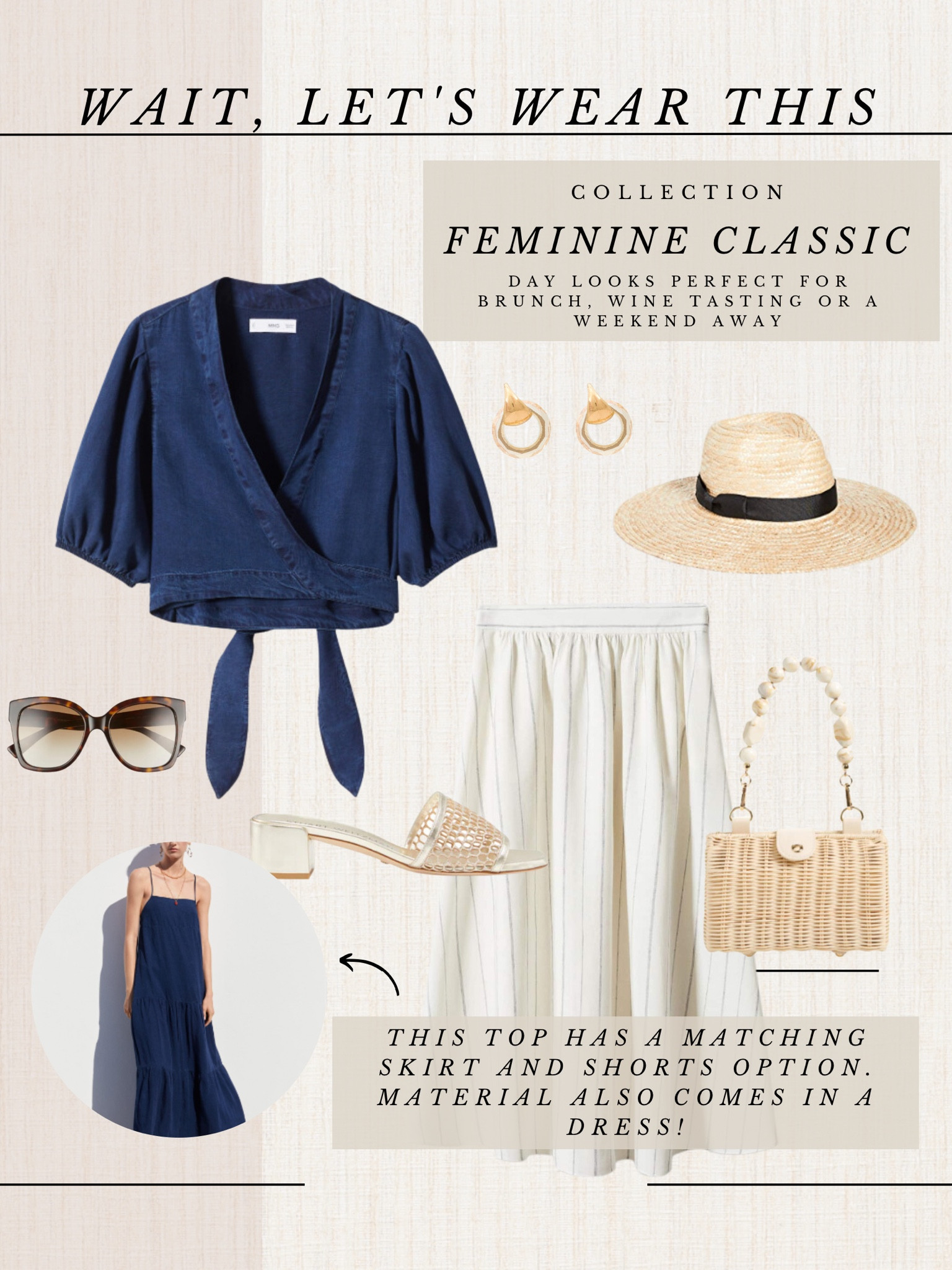 Spring day look- brunch/ wine tasting 

#LTKunder100 #LTKFind #LTKsalealert