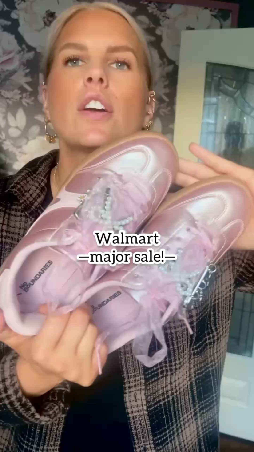 Could these @walmart pink charm shoes be any cuter?! 💓✨ I’m so obsessed! 

#LTKootd #LTKKids #LTKSaleAlert