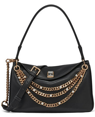 Nadine Leather Shoulder Bag | Macy's