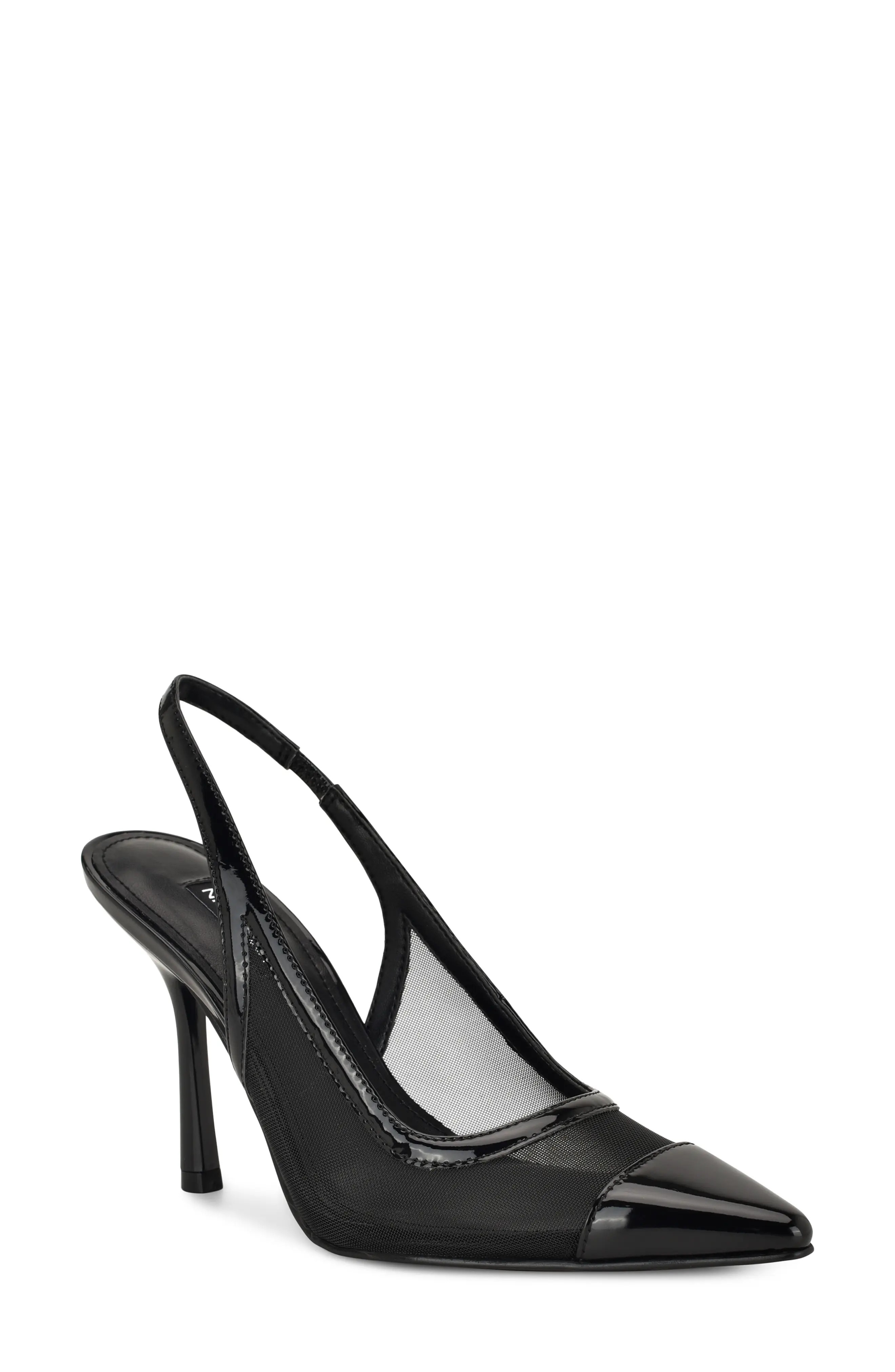 Nine West Jermain Slingback Pointed Toe Pump in Light Green at Nordstrom, Size 5 | Nordstrom