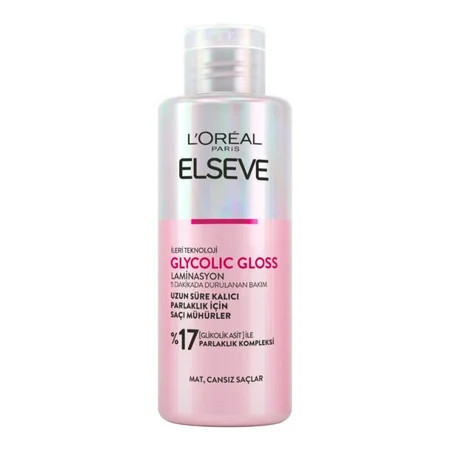 Loreal Glycolic Gloss Lamination That Seals Shine Into Hair Rinse-Off Treantment In 5 Minutes 200 ml | Walmart (US)