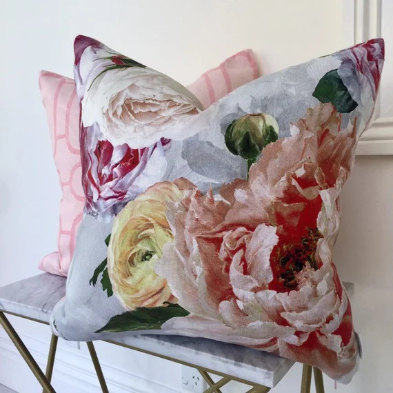 Tourangelle - Peony, Designers Guild pillow cushion cover, 2019 Collection 20 inch | Etsy (US)