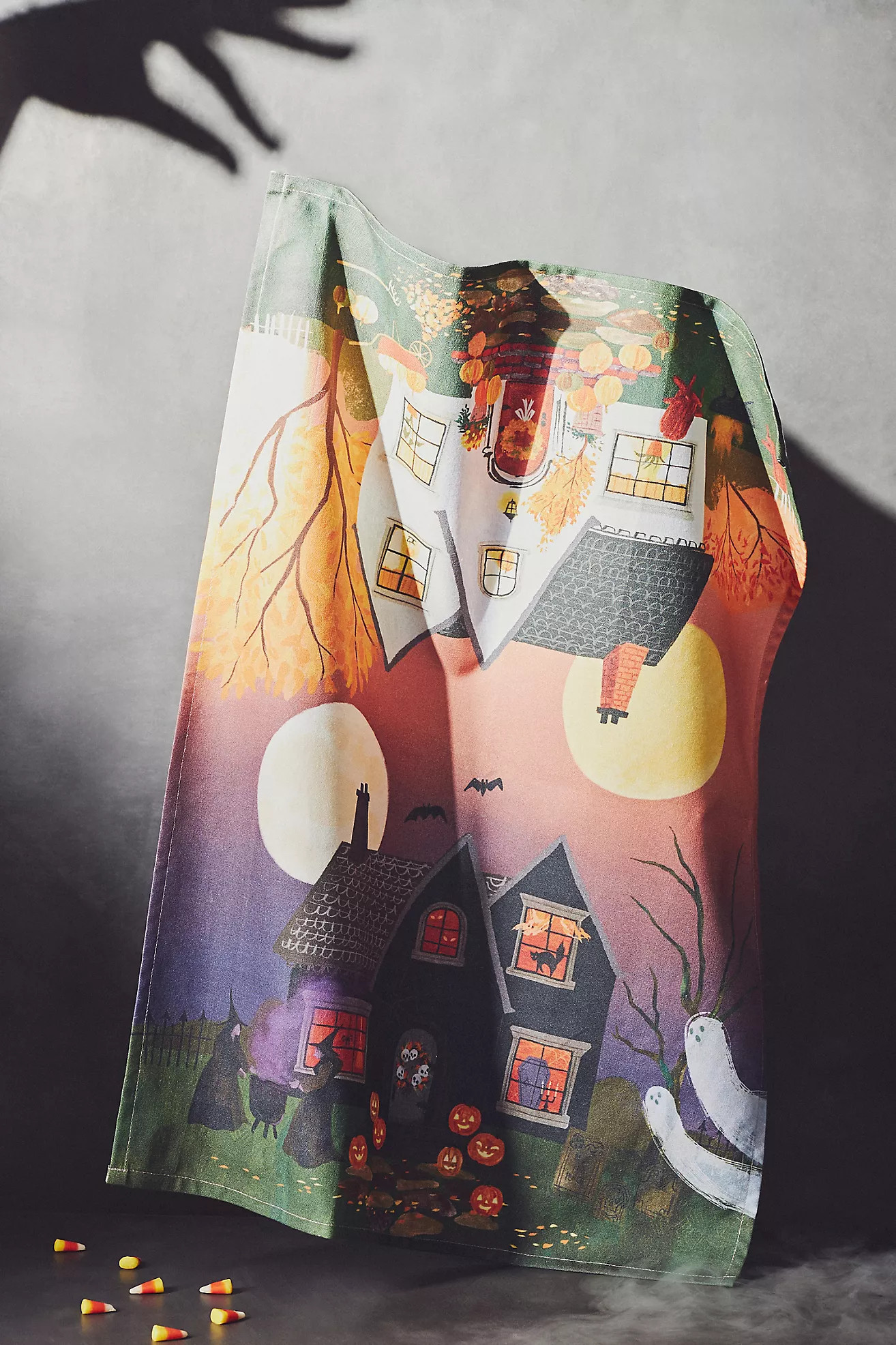 Haunted House Dish Towel | Anthropologie (US)
