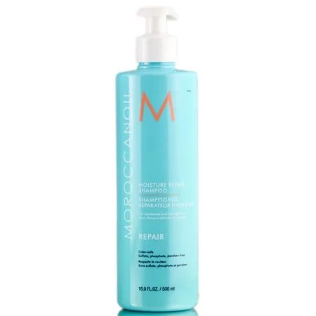 16.9 oz MoroccanOil Moisture Repair Shampoo Moroccan Oil Hair - Pack of 1 w/ SLEEKSHOP Teasing Comb | Walmart (US)