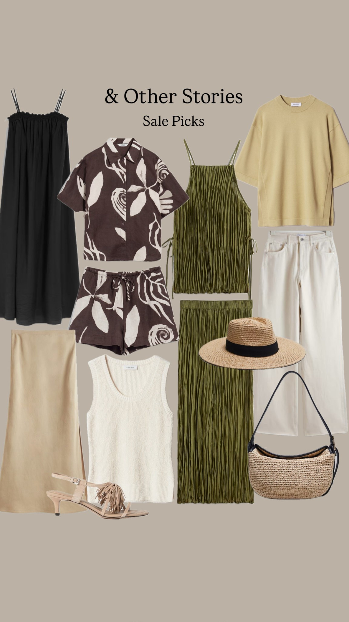 & other stories sale picks.
This green silk co-ord is perfect for a special occasion or holiday evening 🌞

#LTKwedding #LTKsummer #LTKsale