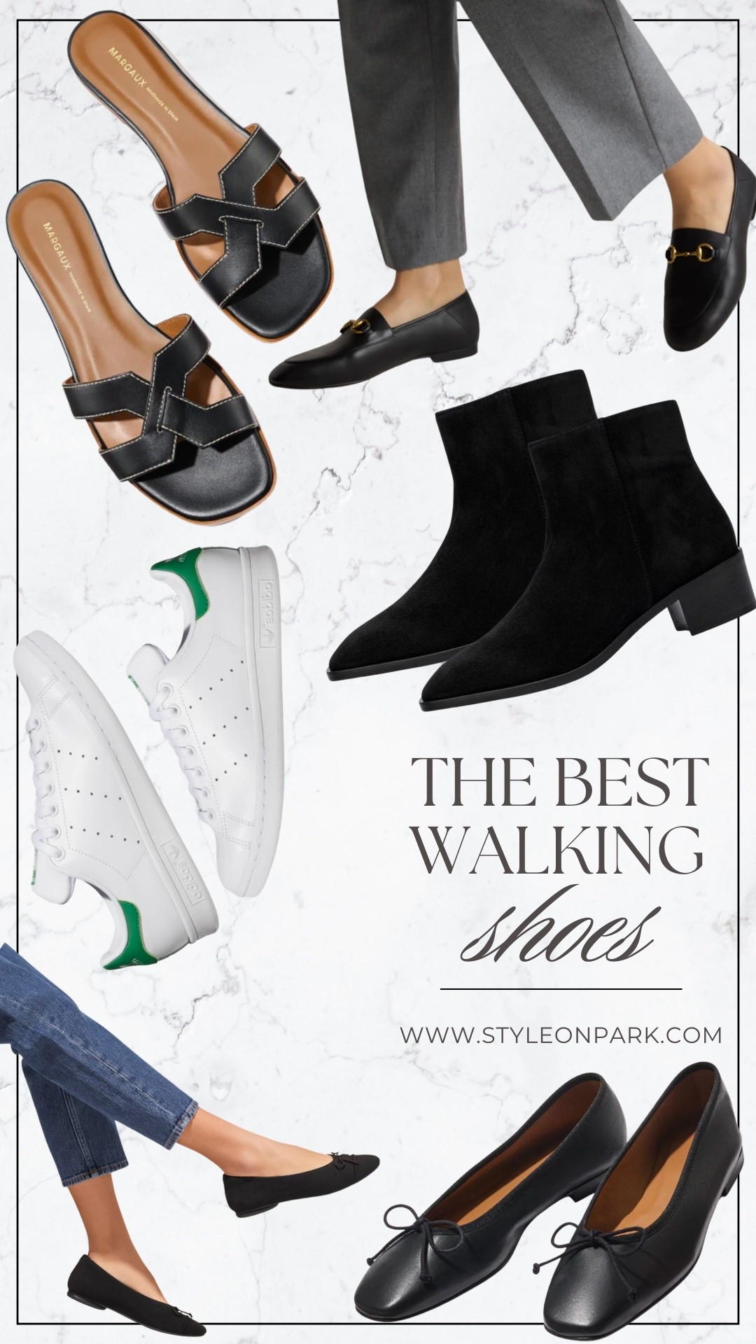 As a New Yorker who walks 4-6 miles a day navigating this city, I’ve tried every shoe you can imagine and these are the ones I rely on for comfort and stability while still looking chic. 

—A cushioned sandal for warm weather

—An all leather horsebit loafer

—A waterproof suede ankle boot

—All leather white sneaker with a cushioned insole

—Ballet flats that never tire my feet

These are the shoes that make all the difference in a city that requires a ton of walking.  

#shoes #whattopack #citytravel


#LTKOver40 #LTKTravel #LTKSeasonal