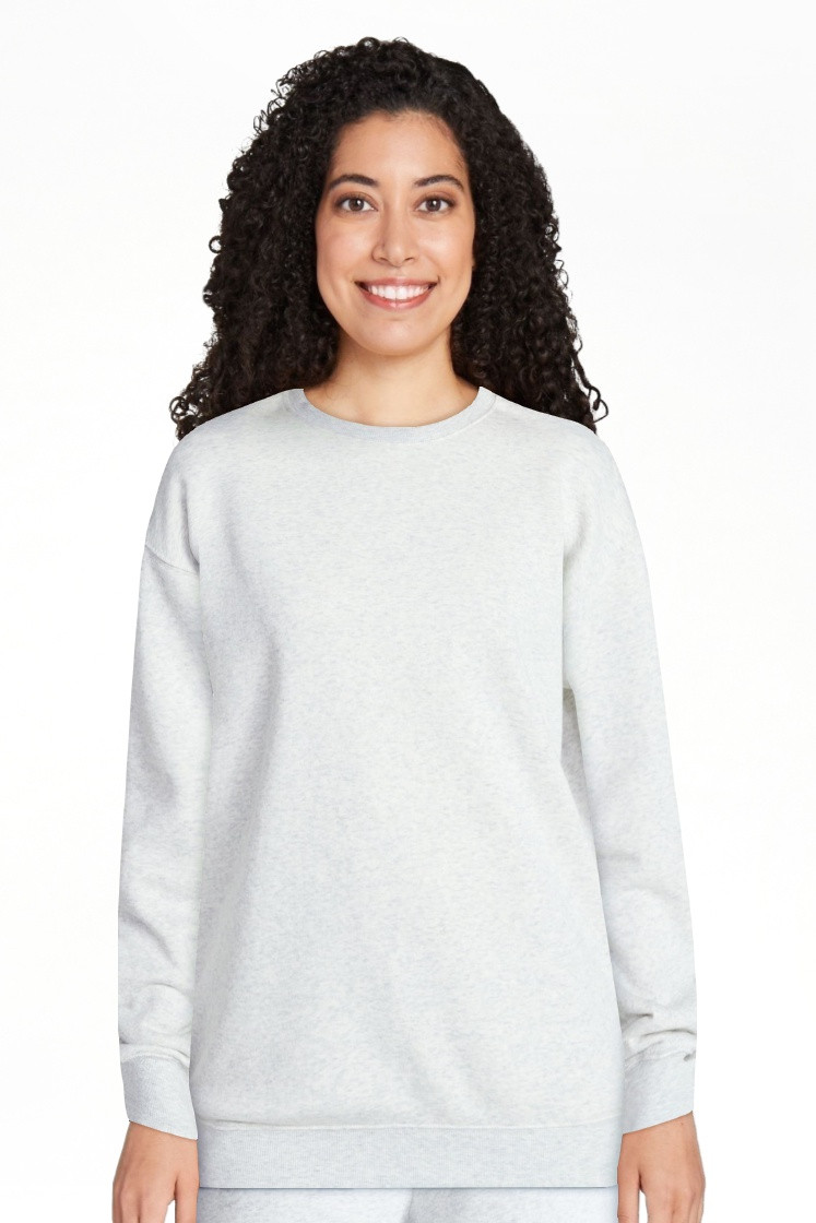 No Boundaries Oversized Fleece Sweatshirt with Long Sleeves, Women's Sizes XXS-4X | Walmart (US)