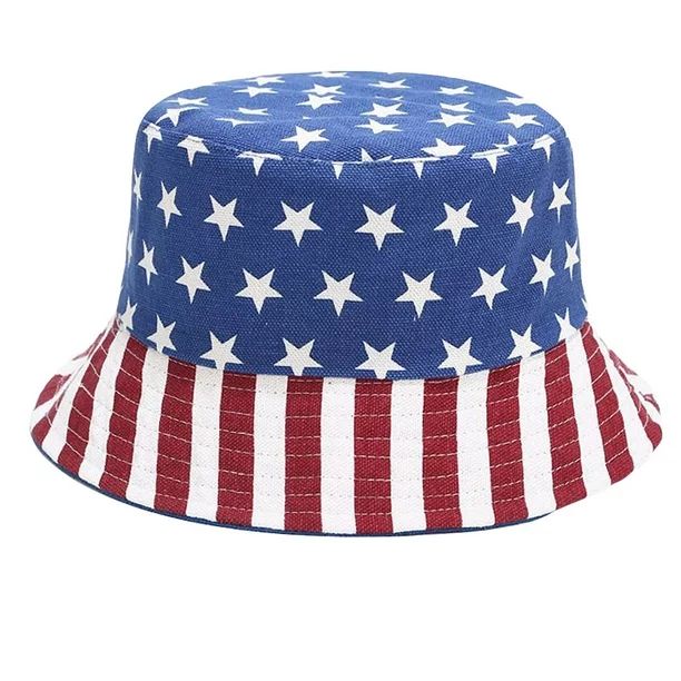 Hat Men Women Independence Day Print Foldable Fisherman Hat Sun Hat Bucket CapHat | Walmart (US)