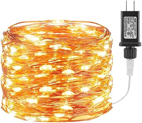 Minetom Fairy Lights Plug in, 40Ft 120 LED Waterproof Copper Wire Firefly Lights, with UL Adaptor... | Amazon (US)
