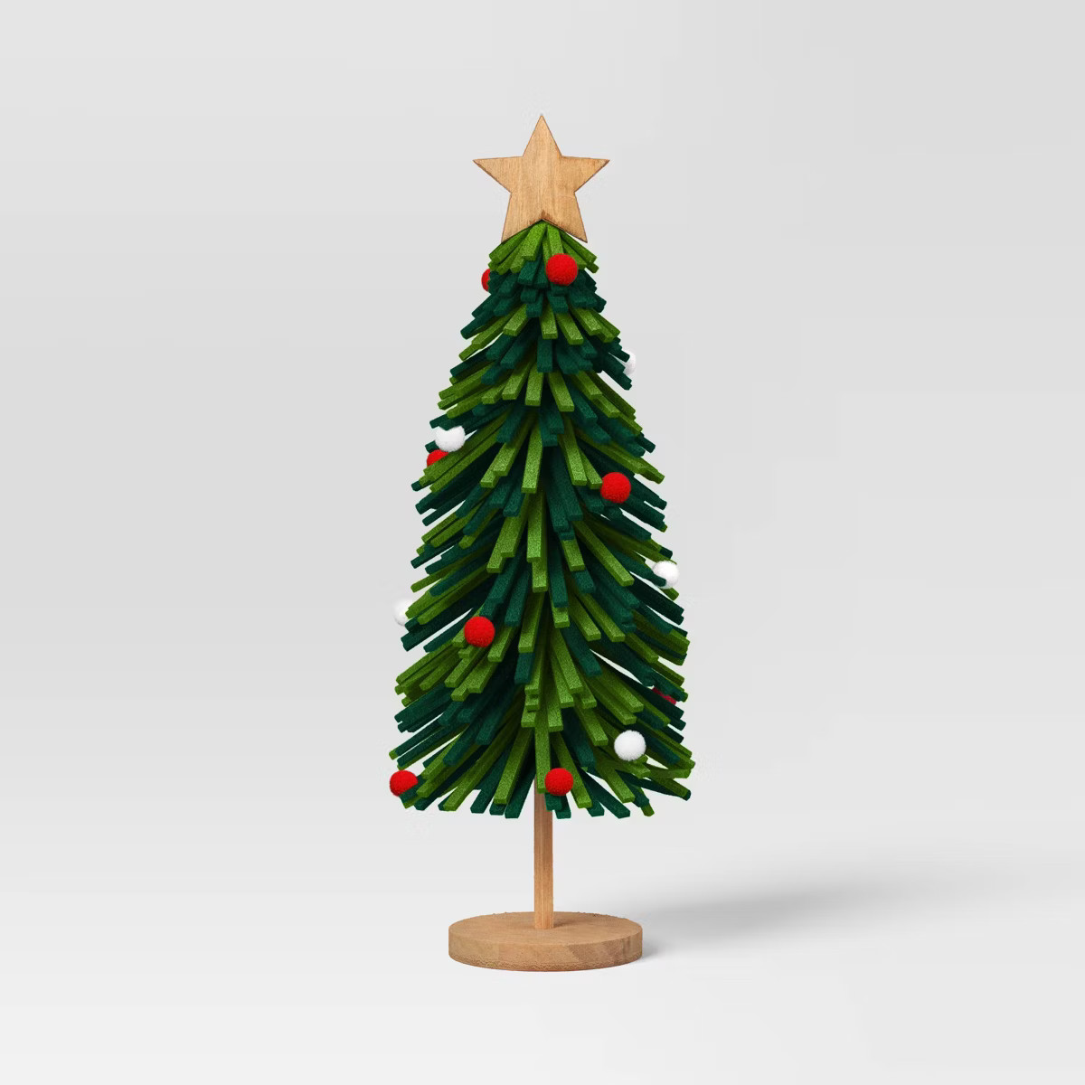14.75" Christmas Fabric Tree Decor Green - Wondershop™ | Target